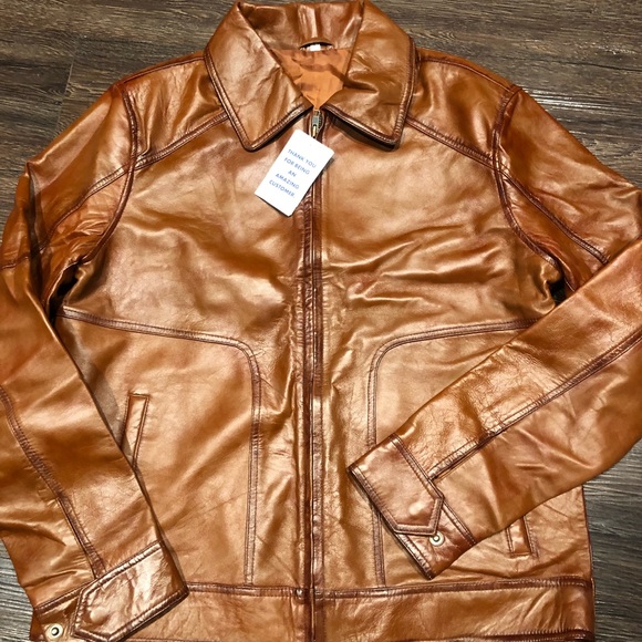 fanjackets Jackets & Coats Fanjacket Cognac Thomas Style Teal